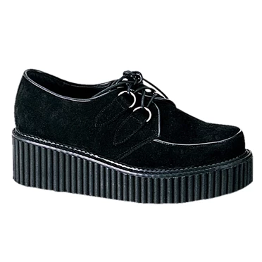 Demonia Creeper-101 Creepers Sko Dame Sort | 96853DK
