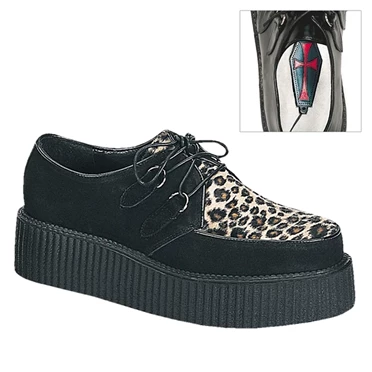 Demonia Creeper-400 Creepers Sko Herre Sort | 76819DK