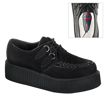 Demonia Creeper-402S Creepers Sko Herre Sort | 27684DK