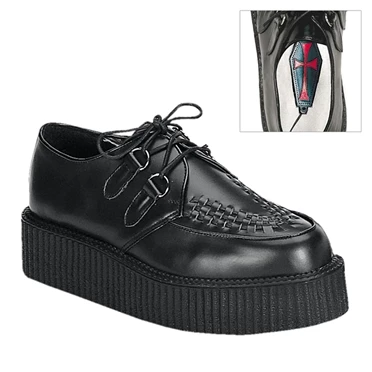 Demonia Creeper-402 Creepers Sko Herre Sort | 52173DK