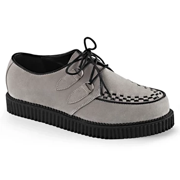 Demonia Creeper-602S Creepers Sko Herre Grå | 34758DK