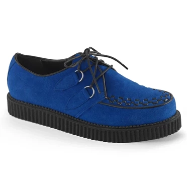Demonia Creeper-602S Creepers Sko Herre Kongeblå Blå | 62953DK