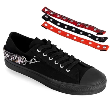 Demonia Deviant-07 Sneakers Dame Sort | 80957DK