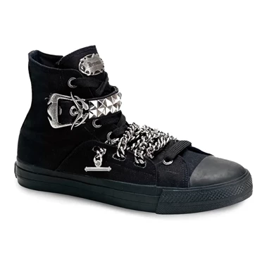 Demonia Deviant-110 Sneakers Dame Sort | 38415DK