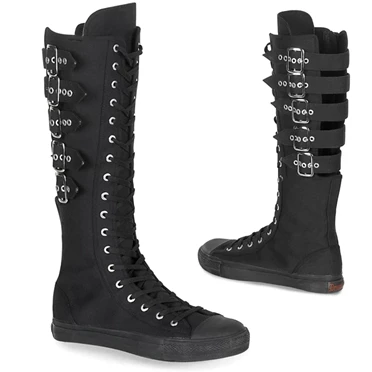 Demonia Deviant-310 Sneakers Dame Sort | 36251DK
