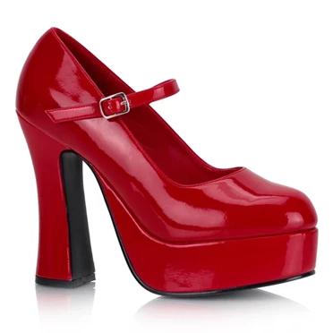 Demonia Dolly-50 Platform Sko Dame Rød | 93716DK