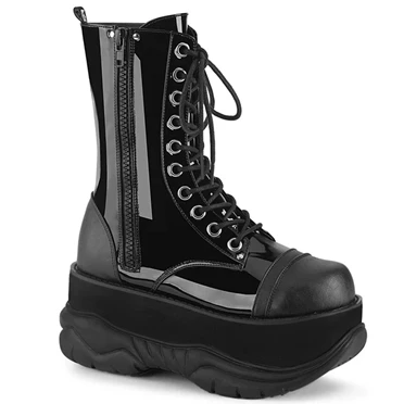 Demonia Neptune-200 Platform Sko Herre Sort | 76315DK
