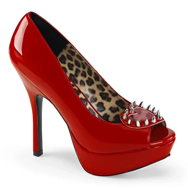 Demonia Pixie-17 Pumps Dame Rød | 54219DK