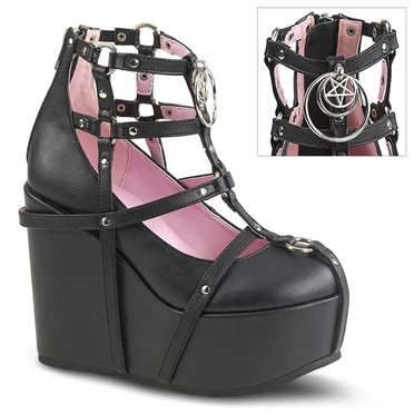 Demonia Poison-25-1 Ankelstøvler Dame Sort | 34102DK