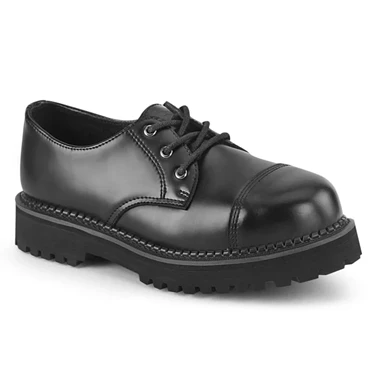 Demonia Riot-03 Platform Sko Herre Sort | 41507DK