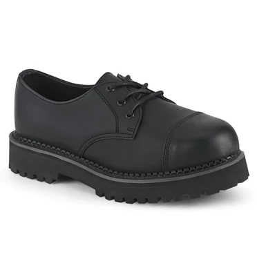 Demonia Riot-03 Platform Sko Herre Sort | 56739DK