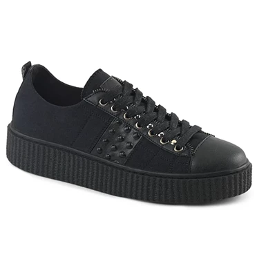 Demonia Sneeker-107 Sneakers Dame Sort / Sort | 27068DK