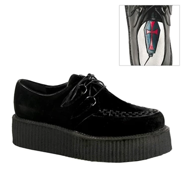 Demonia V-CREEPER-502S Creepers Sko Herre Sort | 42609DK