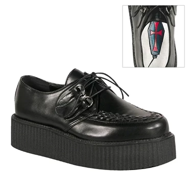 Demonia V-CREEPER-502 Creepers Sko Herre Sort | 64138DK