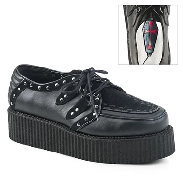Demonia V-CREEPER-535 Creepers Sko Herre Sort | 05279DK