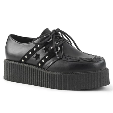Demonia V-CREEPER-538 Creepers Sko Herre Sort | 09376DK