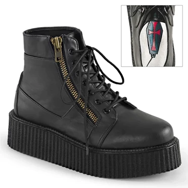 Demonia V-CREEPER-571 Creepers Sko Herre Sort | 60819DK
