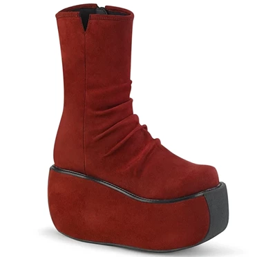 Demonia Violet-100 Ankelstøvler Dame Bordeaux | 64189DK